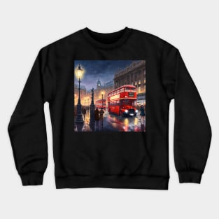 Christmas in town square IV Crewneck Sweatshirt